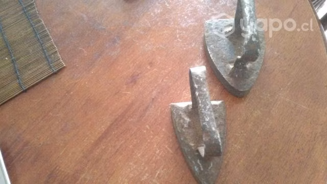 Dos planchas antiguas de metal para coleccio - Imagen 2