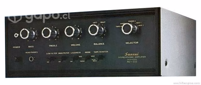 Amplificador Sansui AU 222