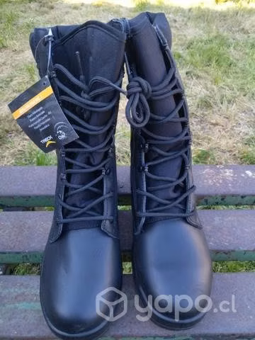 Botas tácticas, militar, nuevas, cuero legítimo