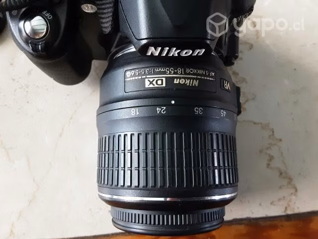 Camara NIKON D3100 (6954 disparos), lente 18_55,
