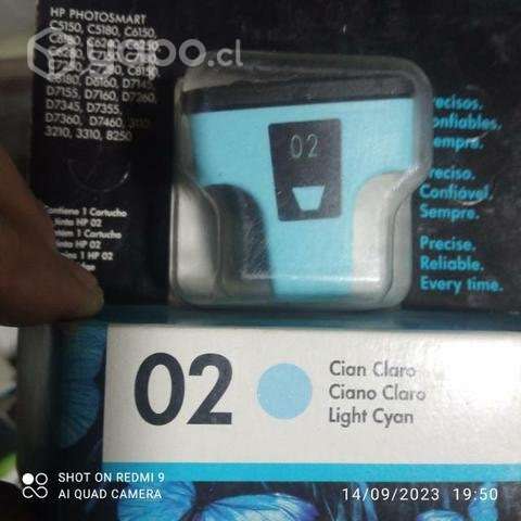 Tintas HP 02 colores originales - Imagen 2