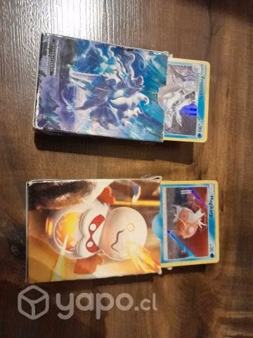 Cartas pokemosn 2 mazos casi nuevos