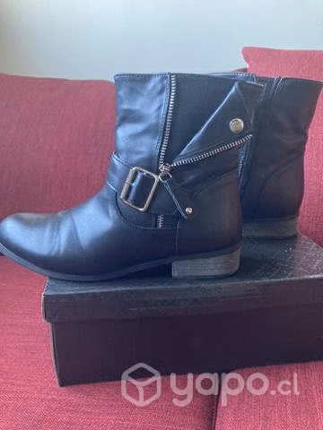 Botines de cuero Vía Uno