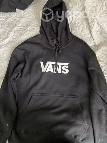 Poleron Negro Vans talla L