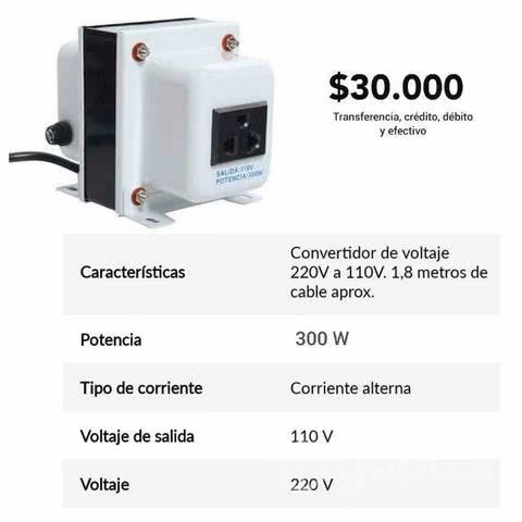 Transformador de electricidad W