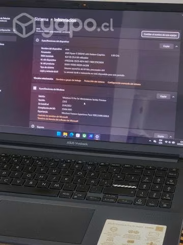 ASUS VivoBook Pro 16' OLED Ryzen 9 16gb Ram