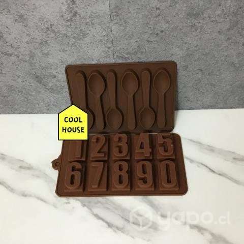 Molde para Chocolate con diseño de cucharas 10U - Imagen 3