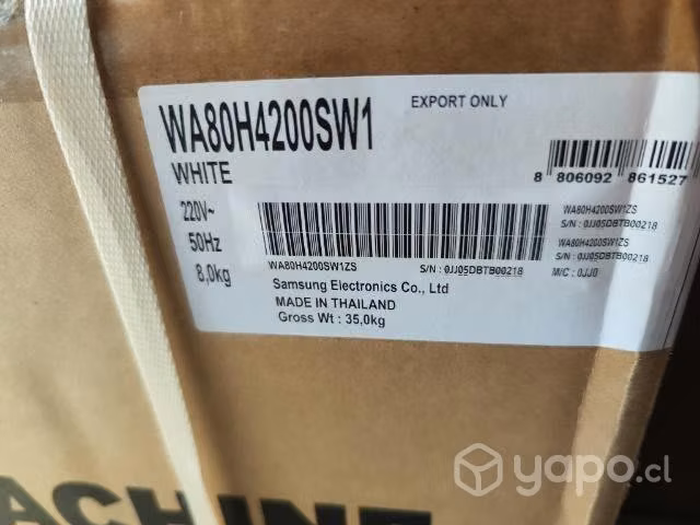 Lavadora Samsung
