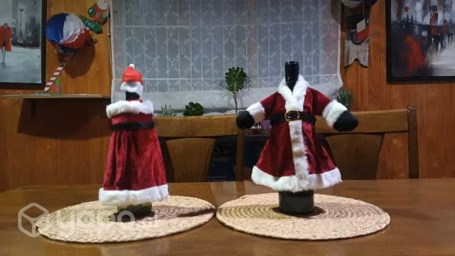 Funda Para Botella De Vino, Decoración Para Navida - Imagen 4