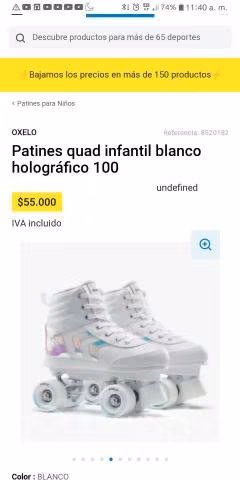 Patines 4 ruedas Niña