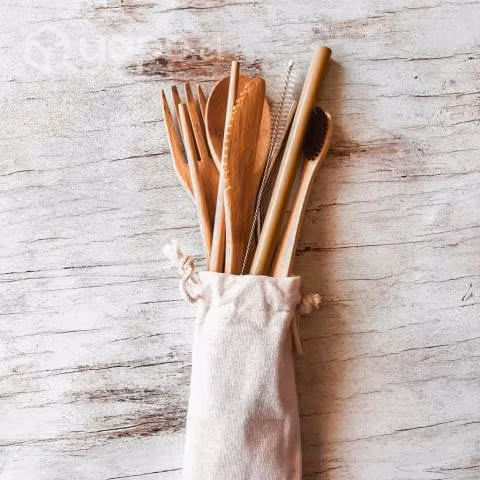 Set ecologico de bambu l