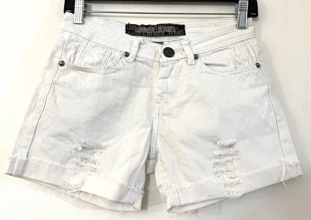 Short No Elástico Marca Guinda Talla 34 Blanco - Imagen 5