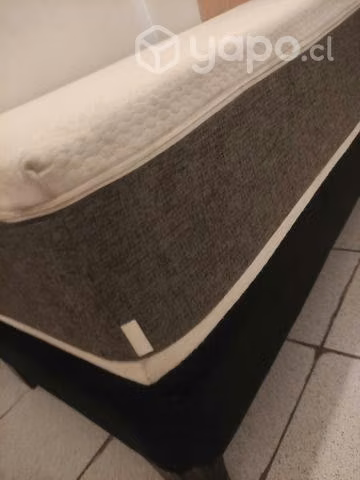 Cama 2 plazas base dividida