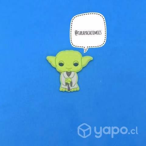 Imán para refrigerador Yoda