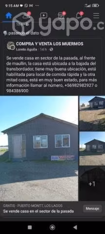 Casa habitación en sector La pasada