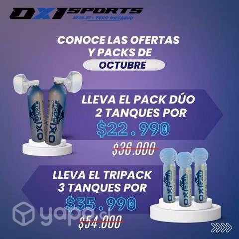 Oxígeno portátil 99,5 % de pureza - Imagen 2