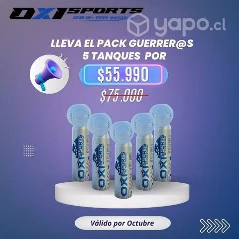 Oxígeno portátil 99,5 % de pureza - Imagen 3