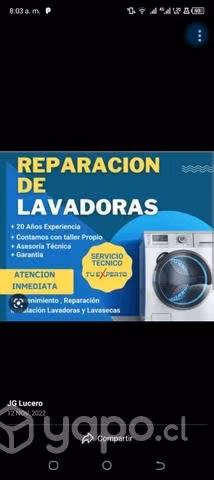 Servicios técnicos de lavadoras y refris a domicil