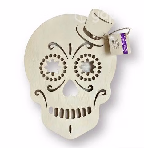 Cabeza Calavera / Santa Muerte / Halloween / Deco