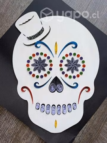 Cabeza Calavera / Santa Muerte / Halloween / Deco