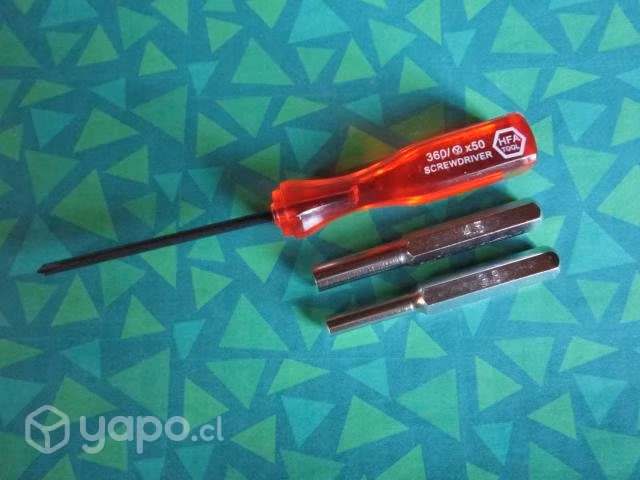 Gamebit 4.5mm y 3.8mm + Triwing (Switch, Wii, NDS)