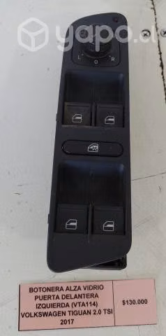 Botonera Alza Vidrio Pta del izq VW Tiguan 2017
