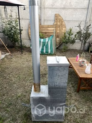 Caldera acero galvanizado tianja 7 personas