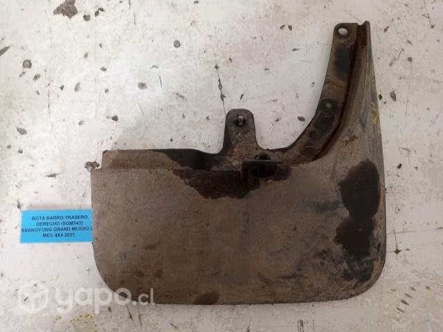 Bota Barro Trasero Derecho (SGM143) SSangyong Gran