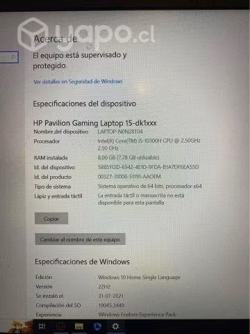 HP PAVILION GAMING // dos Años de uso