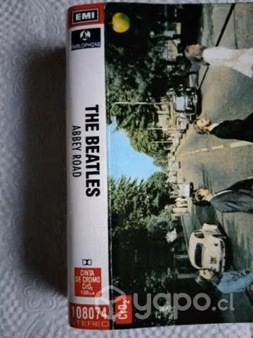 Casette the beatles Abbey Road cinta cromo