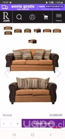 Juego de Living 3 y 2 cuerpos