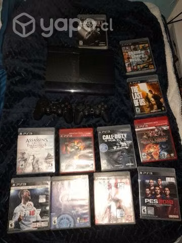 Play station 3 sony super slim 500 gb