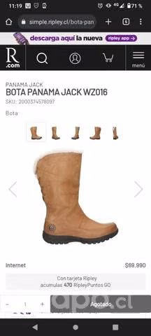 Botas panamá Jack talla 39 - Imagen 2