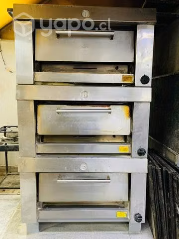 Horno industrial Maigas de 3 cámaras de 65x65