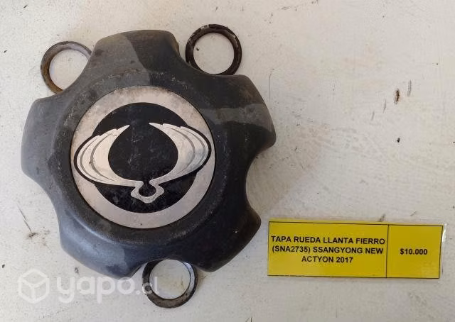 Tapa Rueda Llanta Fierro Ssangyong New Actyon 2017