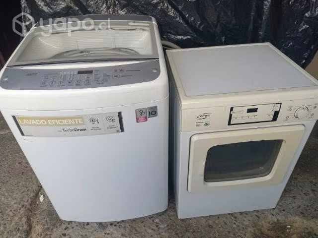 Lavadora LG 16 kilos +Secadora Fenza 7 kilos