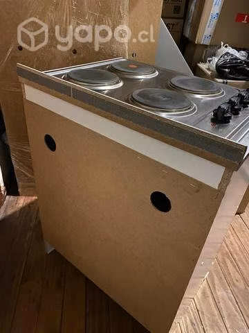 Mueble con cocina encimera