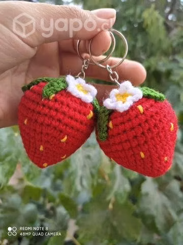 Llaveros tejidos a crochet a pedido
