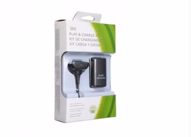 Cargador Batería Xbox 360 Kit Carga Y Juega Xbox 3