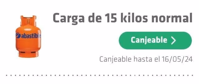 vale de gas abastible