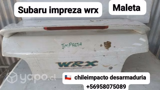 Maleta Subaru impreza