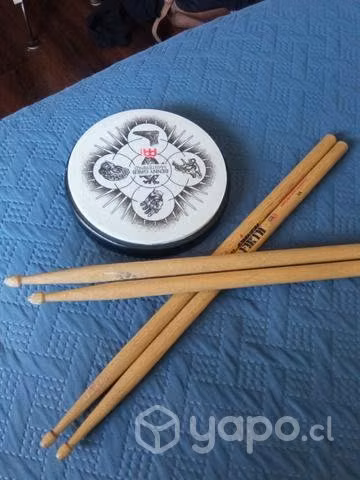 Pad de práctica batería + baquetas - Imagen 4