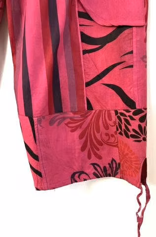 Pantalón Con Bolsillos Hindú Talla L/xl Rosado