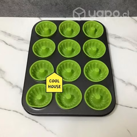 Molde se silicon para hacer Cupcake en casa