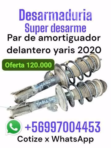 Par de amortiguadores delantero Yaris 2020