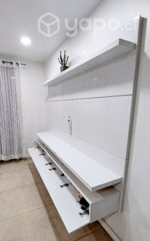 Panel tv y centro de entretencion casi nuevc