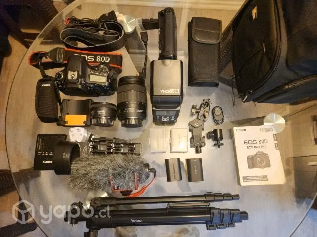 Eos 80D + accesorios