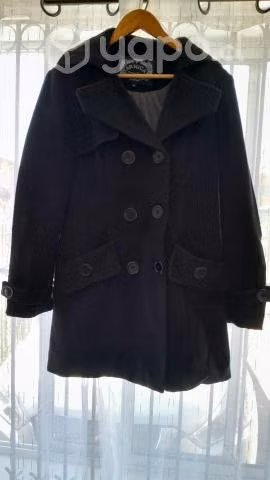 Abrigo negro talla L - Imagen 3