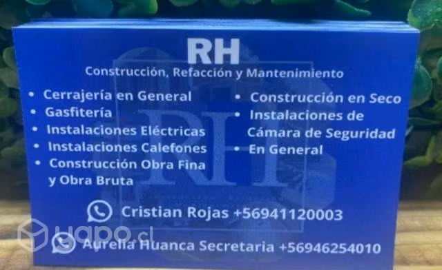 R&h les ofrece el servicio de muebles y soldadura