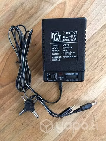 Adaptador MW79 7 OUT PUT AC-DC